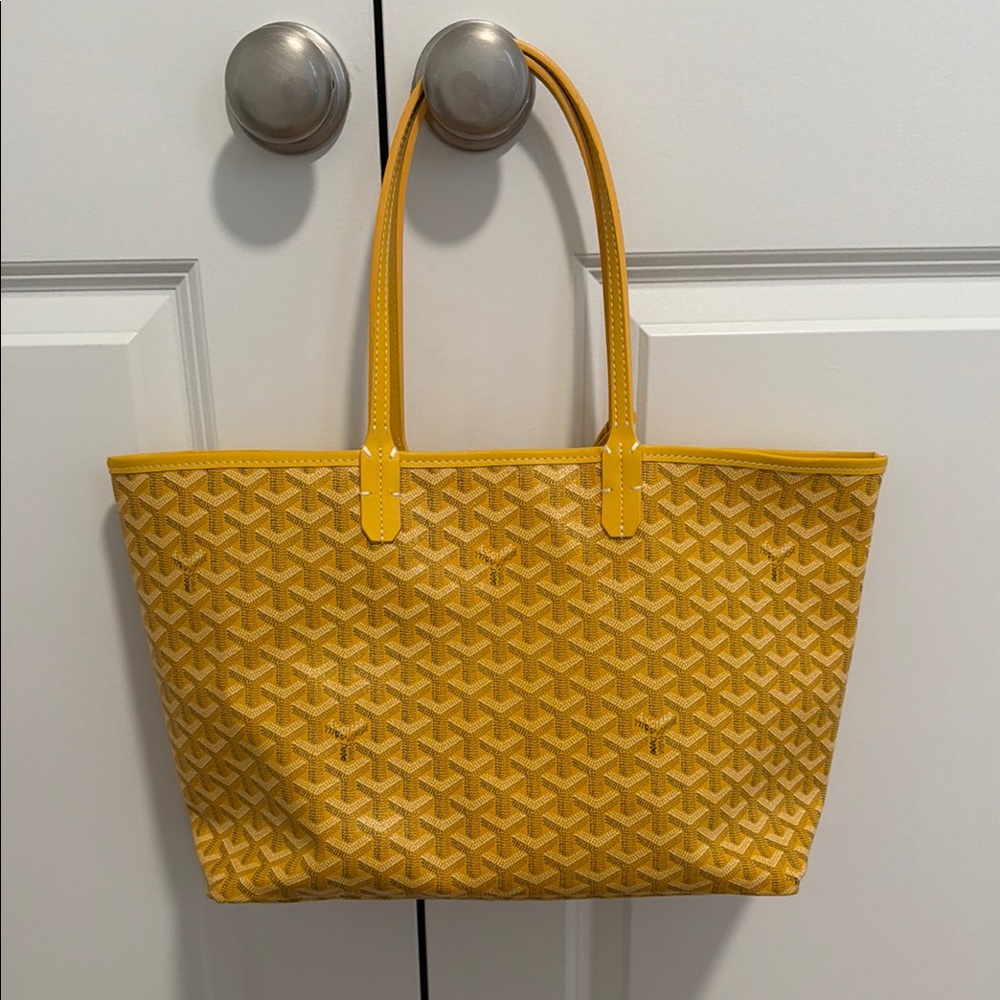 Yellow Canvas Tote Bag
